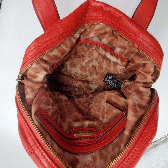 B. Makowsky Cherry Red Nantucket Satchel - Picture 9 of 15